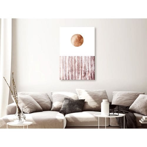 Tableau Harmony And Rhythm Vertical 80 X 120 Cm Blanc