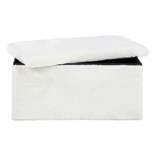 Banc coffre L. 76 - H 38 cm SWEETY Blanc