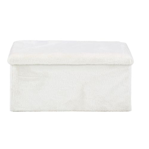 Banc coffre L. 76 - H 38 cm SWEETY Blanc