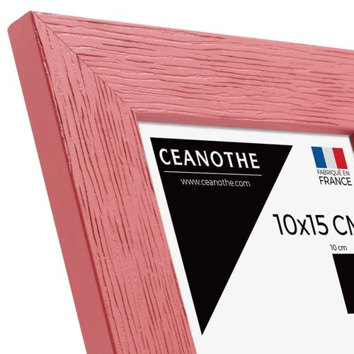 Cadre Photo Tutti Frutti Cerise 10x15 Cm Naturel   Terracotta Bois Reconstitué Fsc