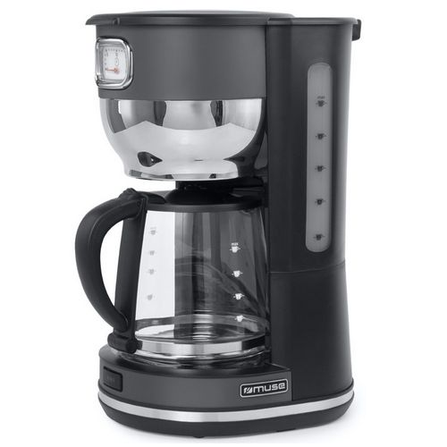 Cafetière À Filtre 1000w 10 tasses Noir - Ms-220dg