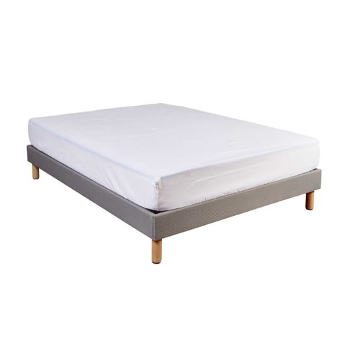 Protège Matelas Coton Imperméable Bonnet 27 Blanc 80x190