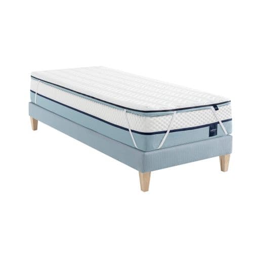 Surmatelas Mousse Mémoire 7 Cm S75 Soutien Mi-ferme 70x190 - 1 Personne - Accueil Très Moelleux