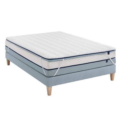 Surmatelas Mousse Mémoire 7 Cm S75 Soutien Mi-ferme 70x190 - 1 Personne - Accueil Très Moelleux