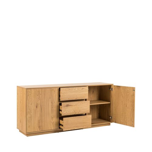 Buffet 2 Portes, 3 Tiroirs En Bois L180cm