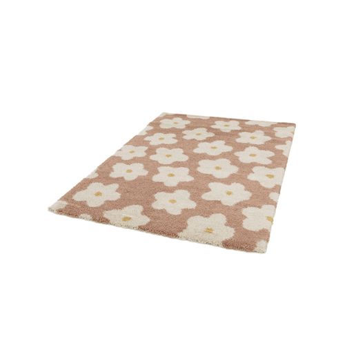 Tapis Contemporain à Motif Floral