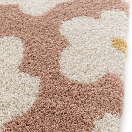 Tapis Contemporain à Motif Floral