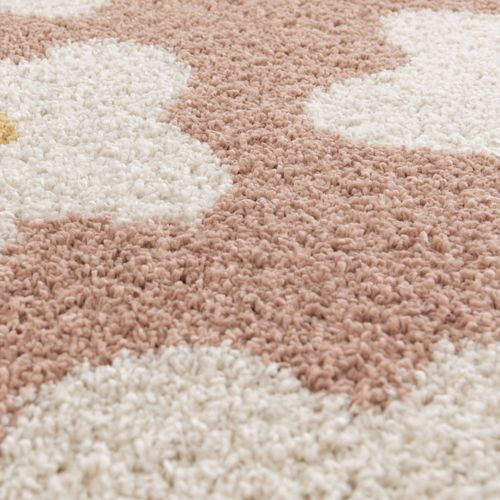 Tapis Contemporain à Motif Floral