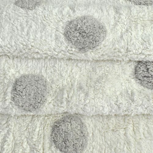 Tapis Enfant 120x160 Rectangle Fait Main En Coton Blanc Coronda