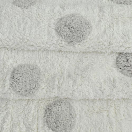 Tapis Enfant 120x160 Rectangle Fait Main En Coton Blanc Coronda