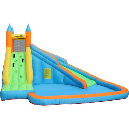 Château Gonflable Aqua Park Multicolore L400 X P300 X H250 Cm