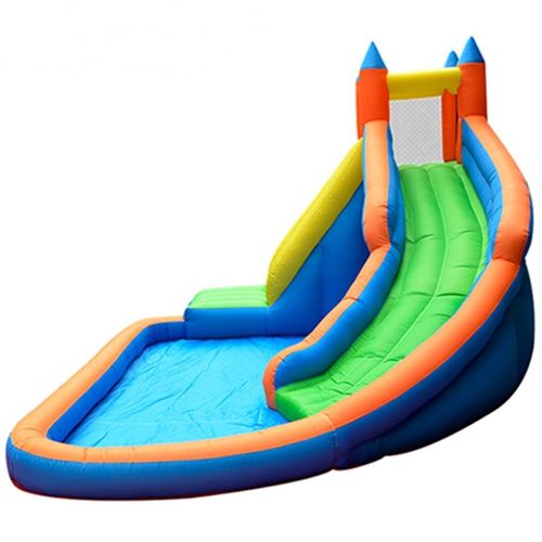 Château Gonflable Aqua Park Multicolore L400 X P300 X H250 Cm