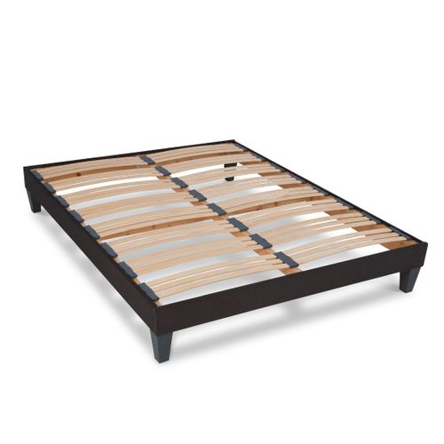 Ensemble Olympe 140x200 Cm Matelas Mousse + Sommier Bois