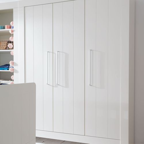 Armoire 3 Portes Calmo - Blanc