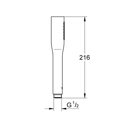 Pack Douchette 1 Jet Grohe Vitalio Get Stick Chromé Avec Flexible 1500 Chromé