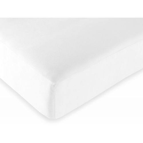 Drap Housse 100% Coton/57 Fils/cm² - Blanc - 140 X 190 Cm