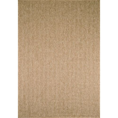 Tapis De Salon Intérieur Extérieur Rectangle Nature  Aspect Jute  Beige 160x230cm