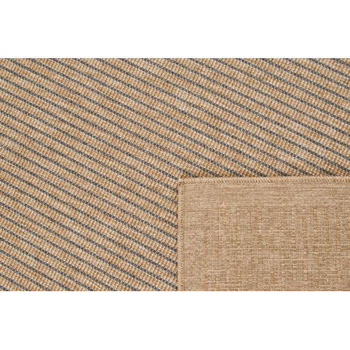 Tapis De Salon Intérieur Extérieur Nature  Aspect Jute Bleu 160x230 Cm