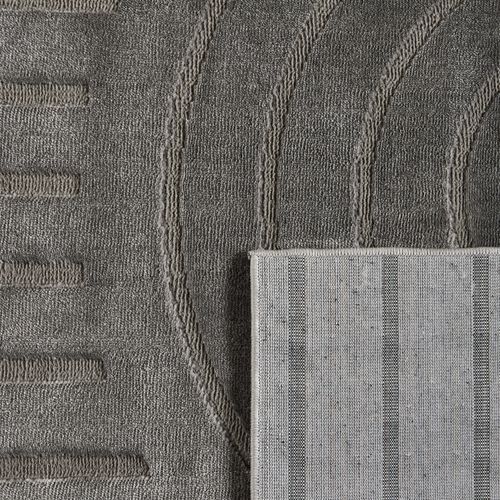 Tapis De Salon Arc De Cercle Gris Bloom 160x230