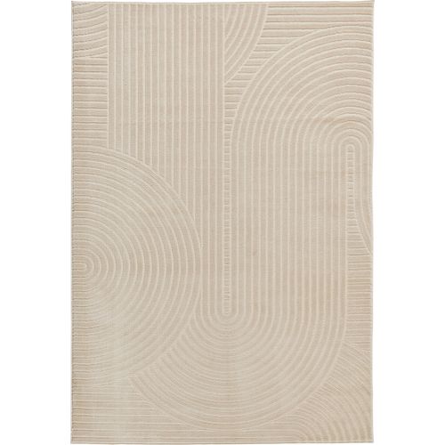 Tapis De Salon Motif Demi Arc Crème Bloom 80x300