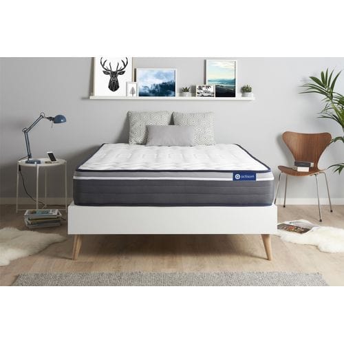 Matelas Memoire De Forme 200x200 Actimemo Plus - Ep: 26cm - Confort Très Ferme