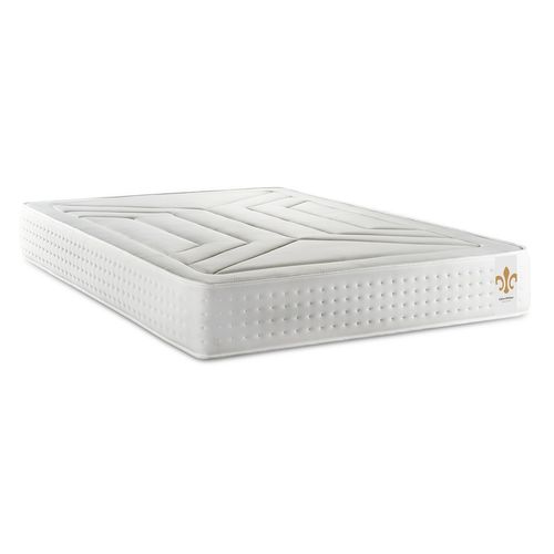 Ensemble Matelas Ressorts Ensaches Et Memoire De Forme 140x200 Vingt-quatre Ep:24 Cm - Sommier Kit G