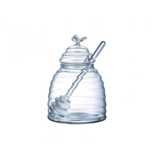 Pot à Miel 490 Ml Borosilicate Avec Cuillere