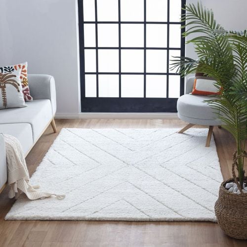 Tapis Berbère Shaggy Crème Marrakech 362 Crème - 140x200 Cm