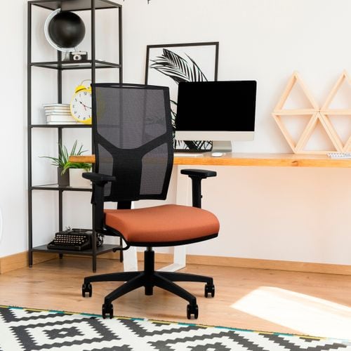 Fauteuil de Bureau Ergonomique MEDIA synchrone autorégulé terra