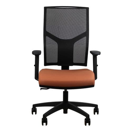 Fauteuil de Bureau Ergonomique MEDIA synchrone autorégulé terra