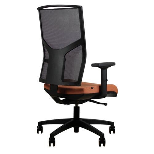 Fauteuil de Bureau Ergonomique MEDIA synchrone autorégulé terra