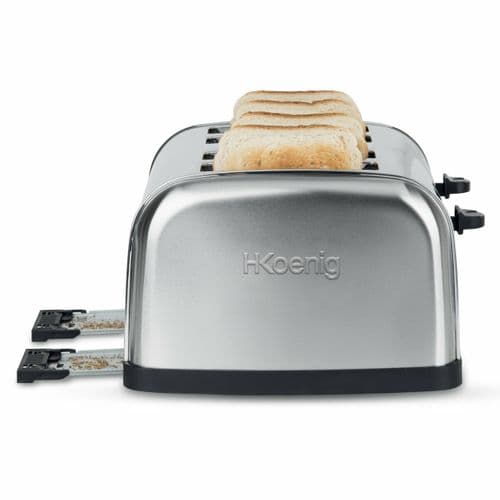 Tos14 Grille Pain Toaster Electrique 1500w 4 Fentes