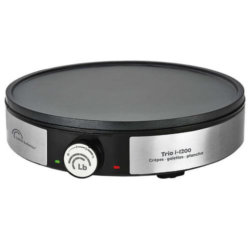 Crêpière 30cm 1200w Inox - 8383