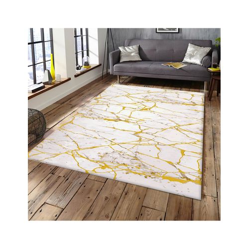 Tapis Marbre Jaune - 120x180