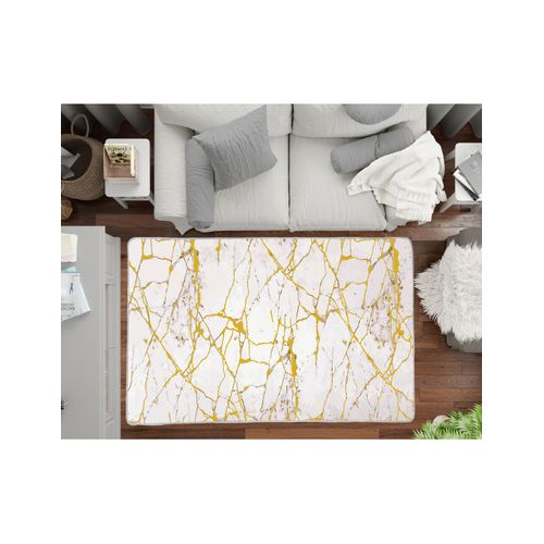 Tapis Marbre Jaune - 120x180