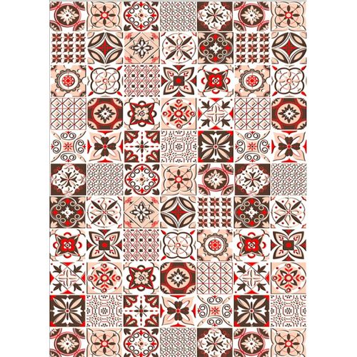 Tapis Carreaux Piment - 50x80