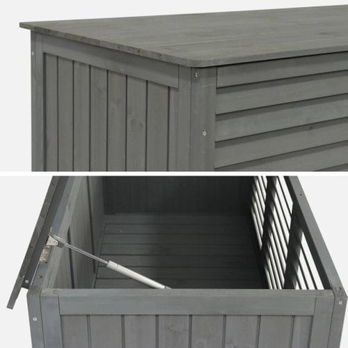 Coffre De Rangement En Bois. Castille. 330 Litres. L130 X P64 X H60cm