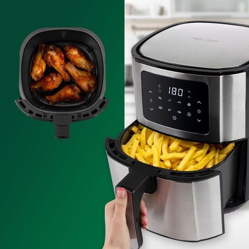 Friteuse Sans Huile à Air Chaud 5,5l Avec Écran Tactile Proficook PC-fr1239h