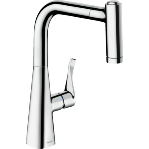 Robinet De Cuisine Avec Douchette Hansgrohe Metris M71 220 2 Jets Chromé