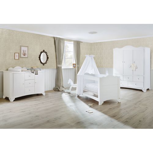 Chambre De Bébé "pino” Extra Large Grande à 3 Portes, 3 Pièces