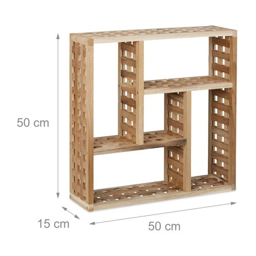 Étagère Murale De Salle De Bain En Bois