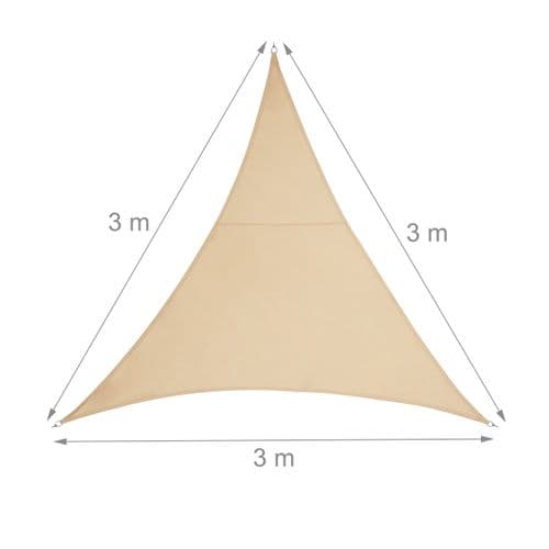 Voile D'ombrage Triangle Pes Sable