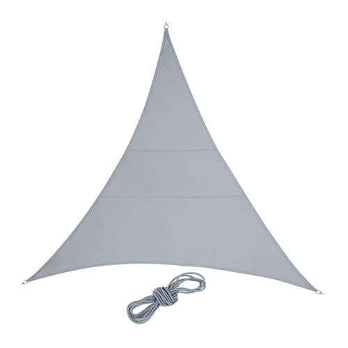 Voile D'ombrage Triangle Pes Gris Clair