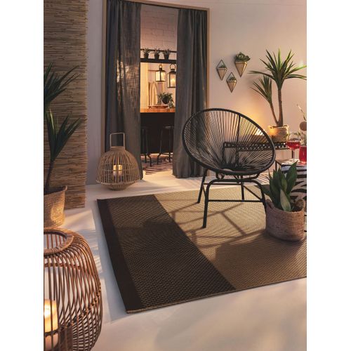 Tapis D'extérieur et Intérieur Naoto Beige/noir 200x290 Cm