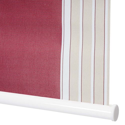 Store à Enrouleur Pour Fenêtres Hwc-d52 70 X 230 Rouge Blanc Beige