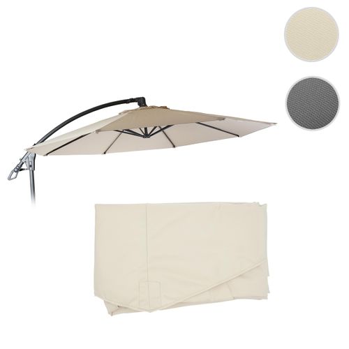 Revêtement De Rechange Pour Deluxe Parasol Hwc-d14 Ø 3m Crème Sans Flap