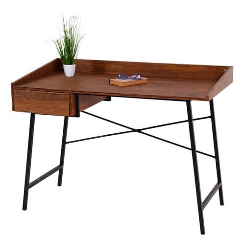 Bureau Hwc-j97 98x114x60cm Mvg-certifié Brun