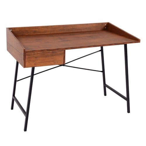 Bureau Hwc-j97 98x114x60cm Mvg-certifié Brun