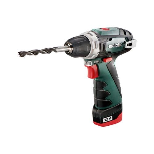 Perceuse-visseuse 12v Powermaxx Bs Basic + 2 Batteries 2ah + Chargeur + Coffret - Metabo - 600984500