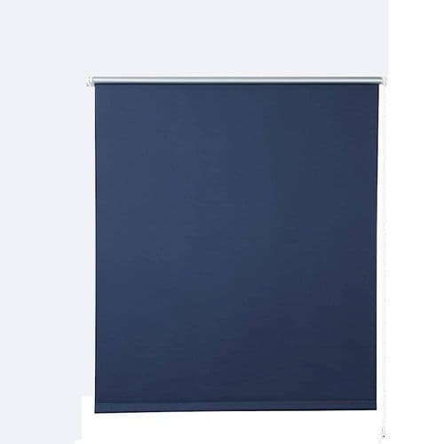 1x Store Enrouleur Occultant. Isolant Thermique Avec Revêtement Sans Perçage. 110x160 cm Bleu.